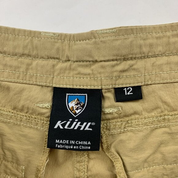 Kuhl Warm Sand Canvas Adventure Shorts 12 - Picture 3 of 5